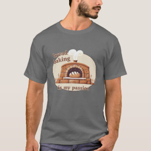 Camiseta Fazer pão é minha paixão
