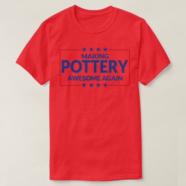 Camiseta Fazer Pottery Incrível Novamente Star (Frente do Design)