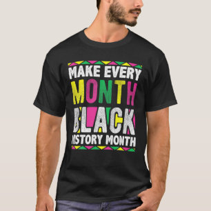 Camiseta Fazer Preto a Cada Mês do Histórico