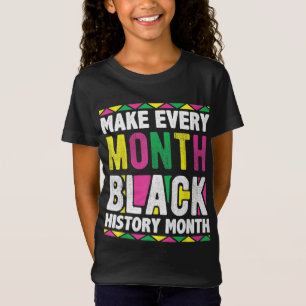Camiseta Fazer Preto a Cada Mês do Histórico