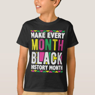 Camiseta Fazer Preto a Cada Mês do Histórico