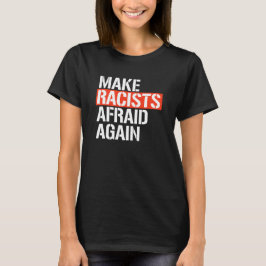 CAMISETA FAZER RACISTAS MERECEREM NOVAMENTE