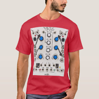 Camiseta Fazer Ruído - Matriz Eurorack - Sintonia Modular -