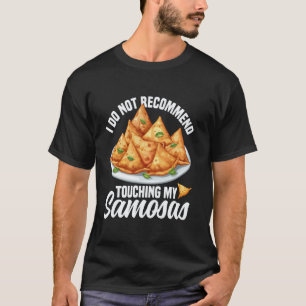 Camiseta Fazer Samosas Comida Indiana Vegana Samosas Congel