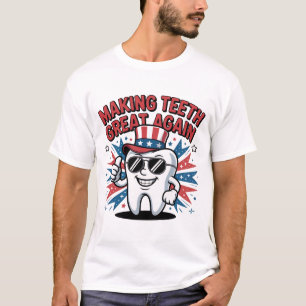 Camiseta Fazer Teeth Excelente Novamente 4 de julho América
