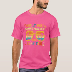 Camiseta Fazer Vibes de Verão da Família de Reunião Familia