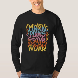 Camiseta Fazeres Planejam Salvar O Retrovisor De Diversão L
