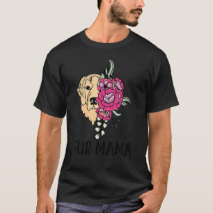Camiseta Fb Pet Retriever Floral Pfur Floral Mama Retriever