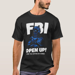 Camiseta FBI, abra! Personalizado