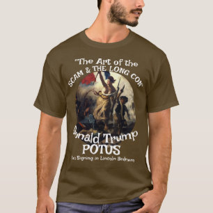 Camiseta FBI ICE CBP Trump Gaiola de Combate Cordeiro Branc