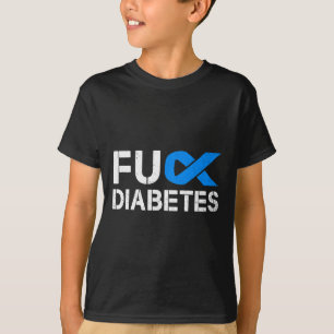 Camiseta Fck Diabetes Sensibilização Friso Tipo 1 Um Dois 2