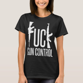 Camiseta Fck Gun Control Pro Gun Direitos Segundo Alteração
