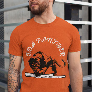 Camiseta FDA Black Panther Women Men Orange Orange