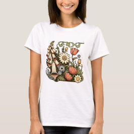 Camiseta FDT Dedaleira Margarida Tulipa Flores Anti Trump S