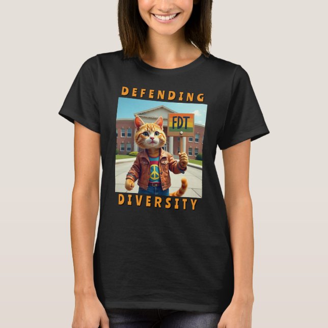 Camiseta FDT Defendendo a Diversidade Política (Frente)
