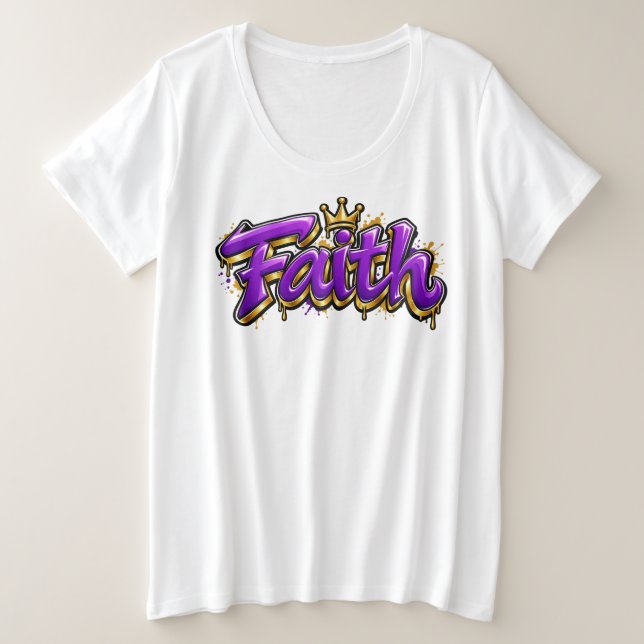 Camiseta Fé  (Frente do Design)