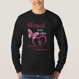 Camiseta Fé Abençoada por ser chamada de Sobrevivente do Câ