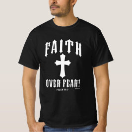 Camiseta Fé Acima do Medo Salmo 56:3