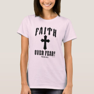 Camiseta Fé Acima do Medo Salmo 56:3
