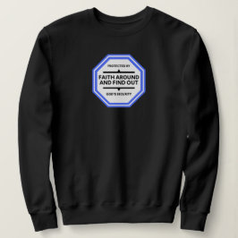 Camiseta Fé ao Redor e Descobrir Humor Cristão