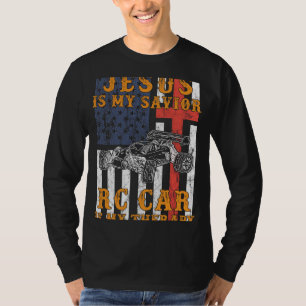 Camiseta Fé Controlada Remotamente: Jesus é o meu Salvador,