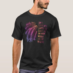 Camiseta Fé Cristã Amor Girassol Escritura Religiosa
