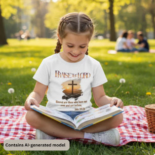 Camiseta Fé Cristã - Bem-aventurados os que Creem