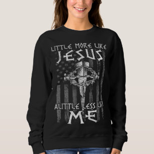 Camiseta Fé Cristã em Cristo Mais como Jesus Menos Gosta