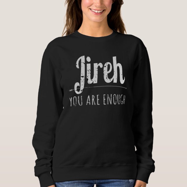 Camiseta Fé Cristã em Jesus Sou Suficiente Mais Do Que Eno (Frente)