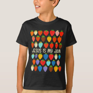 Camiseta Fé Cristã Morango Religioso Jesus Que É