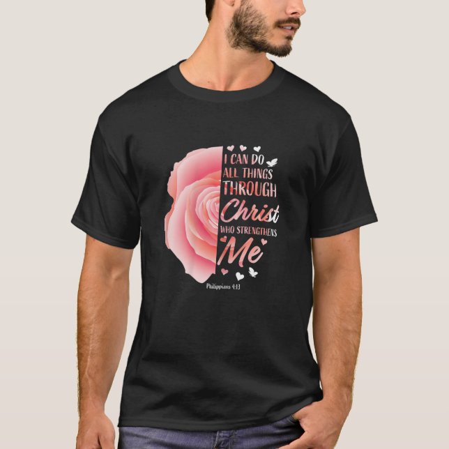 Camiseta Fé Cristã Oferece Presentes Religiosos Inspiracion (Frente)