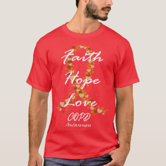 Camiseta Fé de Consciência da Polícia Esperava Esperança Po