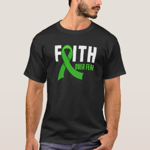 Camiseta Fé Deus Teme Lesão cerebral Traumática Sensibiliza