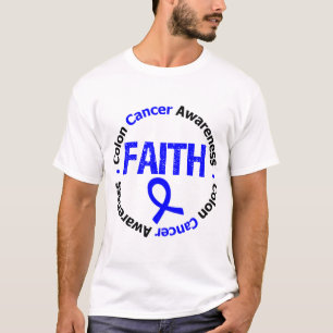 Camiseta Fé do cancro do cólon