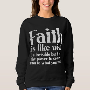 Camiseta Fé É Como Deus Wifi Jesus Cristão Religioso M
