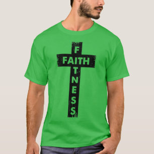 Camiseta Fé e Malhação Espessura Cristã Santa Cruz