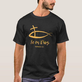 Camiseta Fé em Deus Hebreus 111 Cristão Espanhol FÉ Gea
