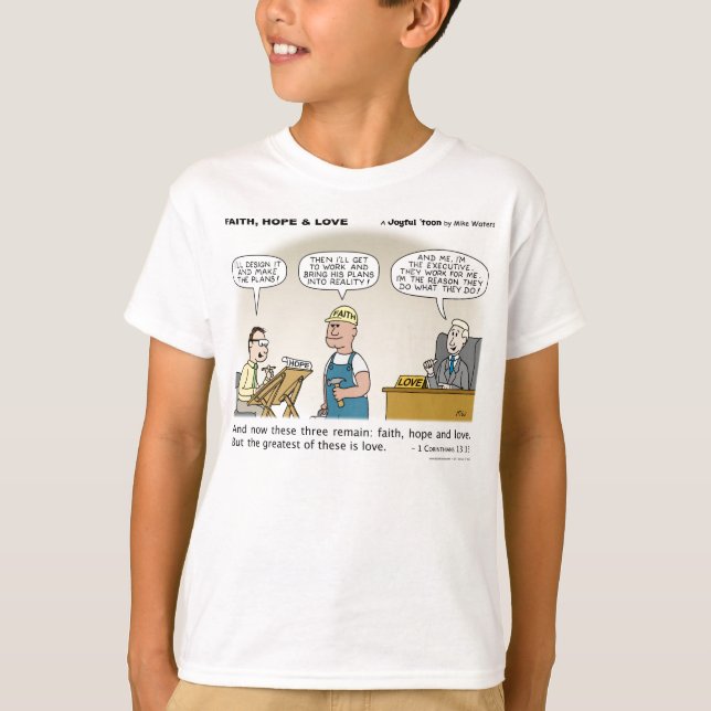 Camiseta Fé, esperança & amor (Frente)