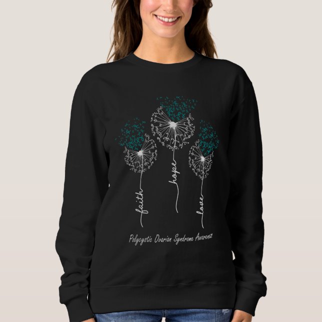 Camiseta Fé Esperança Amor Conscientização da Síndrome dos  (Frente)