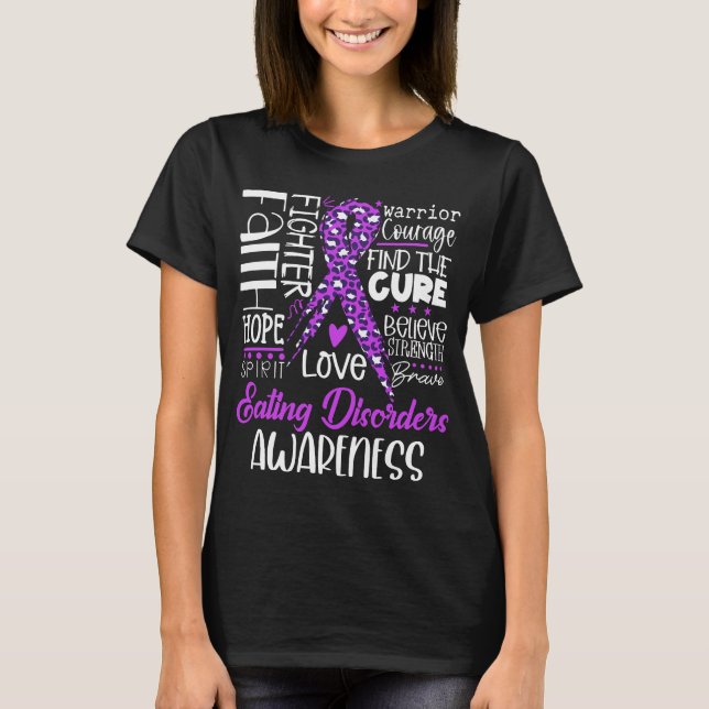 Camiseta Fé Esperança Amor Cure Conscientização dos Transto (Frente)