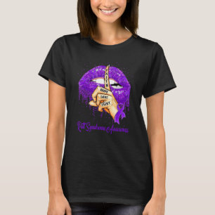 Camiseta Fé Esperança Amor Luta Faixa Amarela Síndrome de R