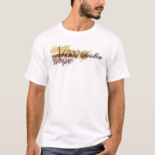 Camiseta Fé, Esperança, Amor - Marrom