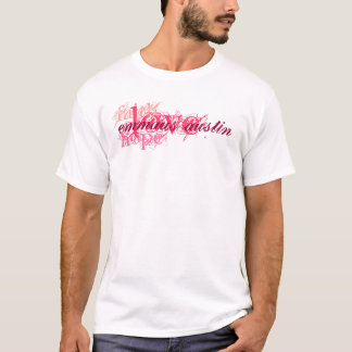 Camiseta Fé, esperança, amor - rosa - restaurando a parte