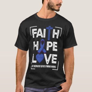 Camiseta Fé Esperança Amor Síndrome do Desconforto Respirat