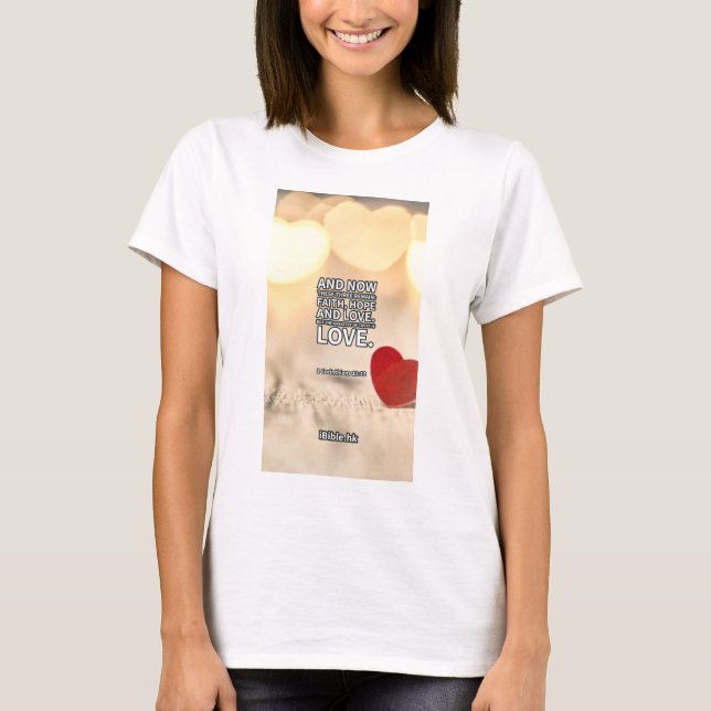 CAMISETA FÉ, ESPERANÇA E AMOR (Frente)