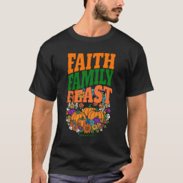 Camiseta Fé, Família, Banquete - Ephesianos 5:20
