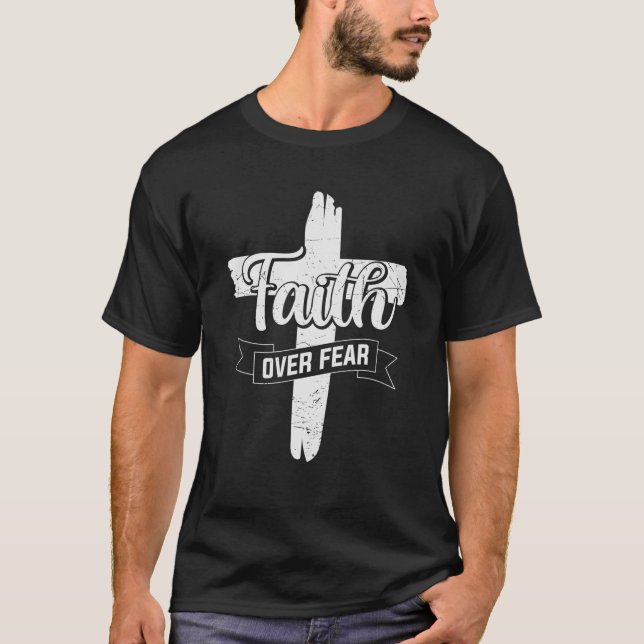 Camiseta Fé - Fé sobre o Medo (Frente)