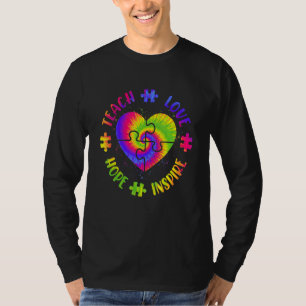 Camiseta Fé Gira Esperança Adora Consciência Autismo Mês As