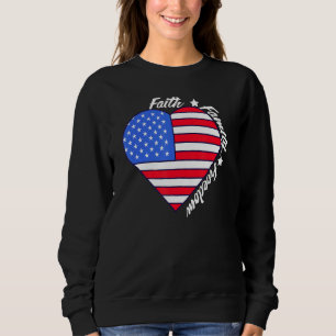 Camiseta Fé Liberdade Familiar Independência Dia 4 De Julho