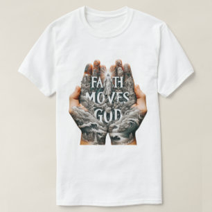 Camiseta Fé Movimenta Deus